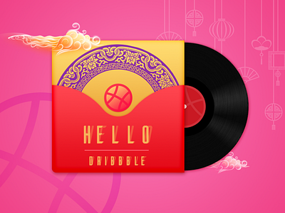 Hello, Dribbblers! china design typography