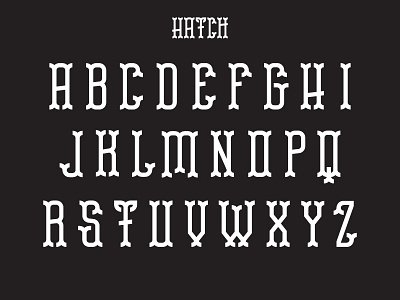 Hatch Typeface custom lettering hand lettering typeface typography