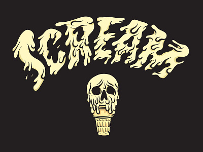 DIE SCREAM custom icecream skulls type