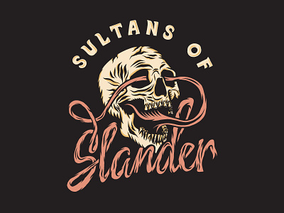 Sultans of Slander custom nofx skulls slander type