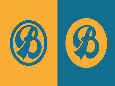 B B badge logo type typography