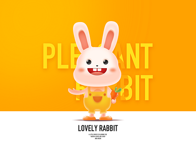 lovely rabbit branding illustration ui