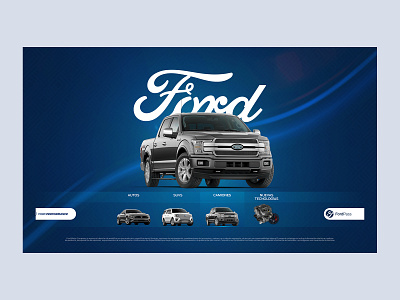 Website app of Ford México car design ford ford mustang ui uiux ux web webapp webapps