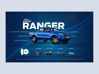 Car into website app of Ford México app car ford ui uiux ux web website website app