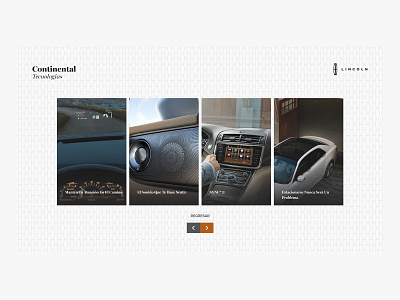 Technologies on website app of Lincoln México app car design ui uiux ux web website website app