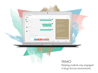 YAMO - an educational platform for university students product design ui design ux design web app design