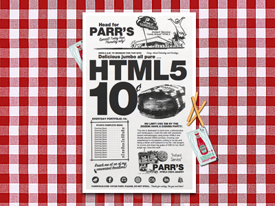 HTML5 Hamburgers 10¢ css3 dinner hamburger html5