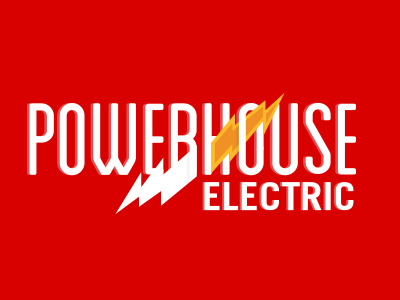 Powerhouse Electric company logo electric logo