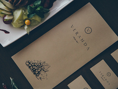 Veranda Wine List branding identity photography steak