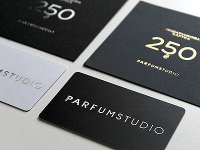 Parfumstudio Collaterals branding identity minimalism perfume retail typography