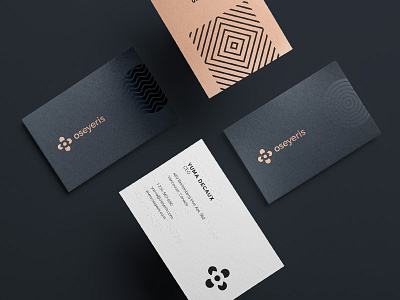 Oseyeris Branding accessible branding business cards tactile