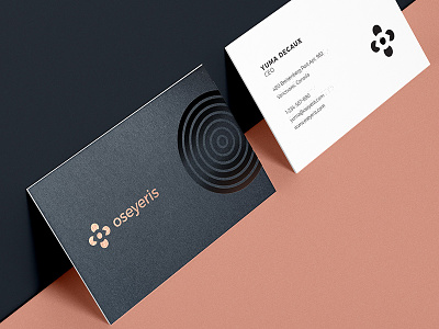 Oseyeris Cards accessible branding print spot gloss