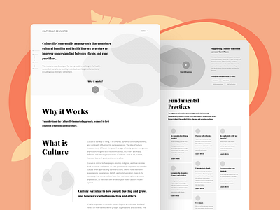 Culturally Connected Wireframes education educational health care healthcare ui web design wip wireframes