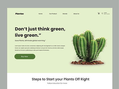 Plants Landing Page