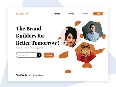 Adverto Landing Page