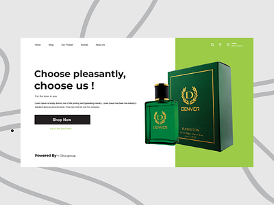 Perfume landing page