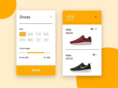 E-commerce App Concept android app ecommerce interaction ios menu mobile shoes shop store ui ux