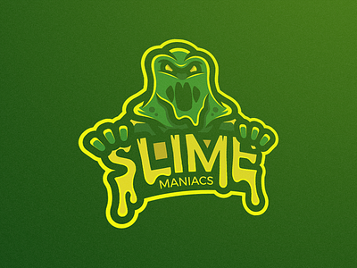 Slime Maniacs branding esports logo mascot monster sports team logo vector