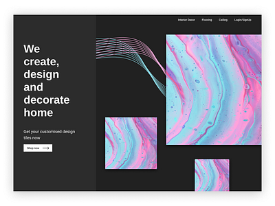 Landing Page branding ui ux design