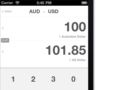 currency.io interface addtohomescreen currency html5 ios iphone webapp