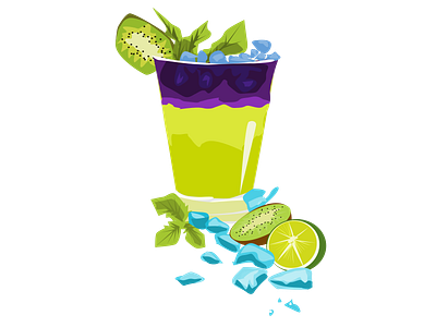 Cocktail cocktail design easter illustration vector