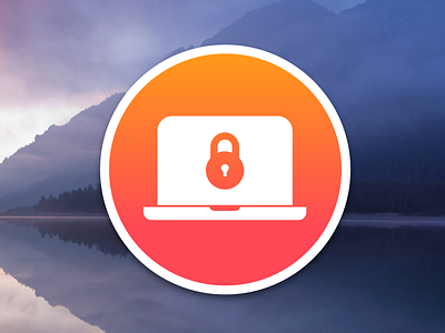 Laplock Mac App Icon app icon laplock lock mac orange os yosemite
