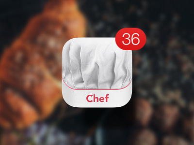 App icon Chef app app application chef cook cooking cuisine food icon ios