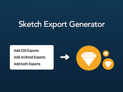 Sketch Export Generator Plugin app export generator plugin scale size sketch