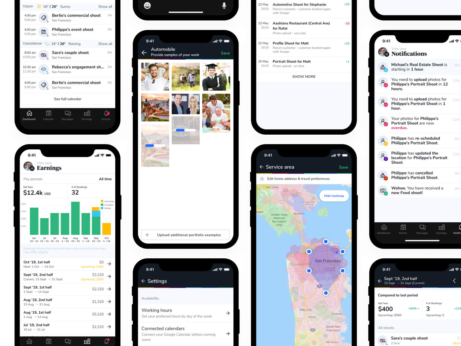 Snappr Photography App Design Sprint by Philippe Hong for Raw.Studio on ...
