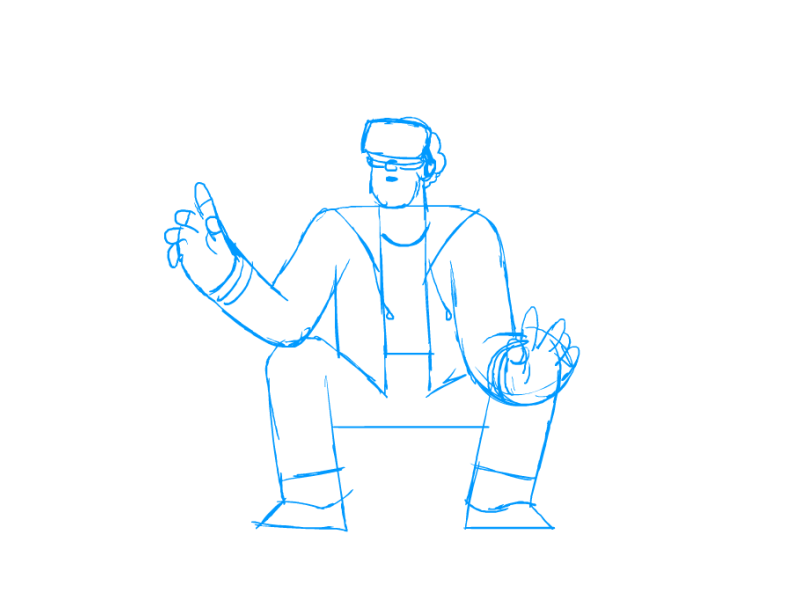 Draft animation framebyframe traditional cel animation character