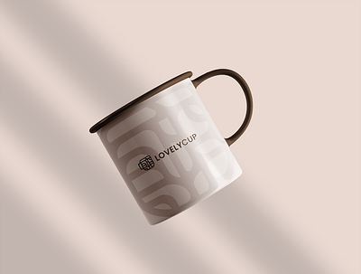 Lovelycup branding - cup mockup branding branding design business cards design logo logotype mockup stationery