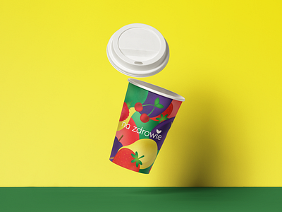 Brand identity "Na zdrowie" brand branding cup cup mockup design illustration logo mockup pattern vector