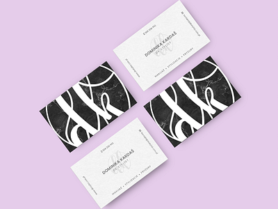 Logo and business cards made for DK Stylist branding business cards designer logo logodesign logotype marble stationery