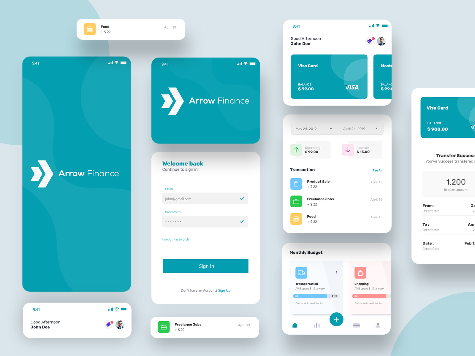 Personal Finance & Banking App by Excellent WebWorld on Dribbble