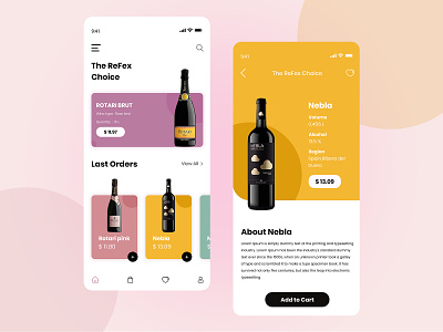 On Demand Alcohol Delivery App alcohol application beer bottle clean concept concepts design drink ecommerce mobile app mobile app design mobile ui ondemand product vector whiskey wine wine bottle wine glass