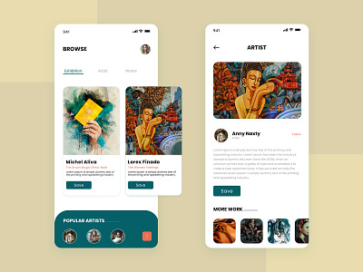 Best App for Art Lovers 3d android app design apps for artists art art app art business art business art lovers art museum artist artistic artists artwork ios iphone mobile app ui virtual art