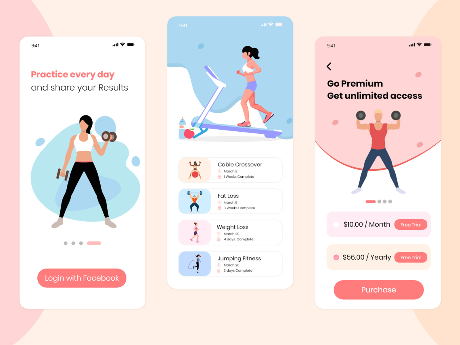 create my own fitness app