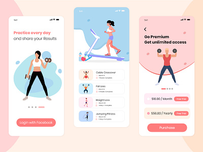 Best Health & Fitness App android app app development exercise apps fitness fitness app fitness apps for android fitness ui gym app health health app healthcare app helthcare home workout ios app mobile app mobile app design mobile design workout app workout tracker