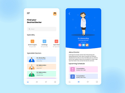 Doctor Finder App android appinment doctor app doctor finder app doctors futuredoctor health ios medical medical app medicine mobile app mobile app development mobile design mobile ui schedules surgery ui uiux wellness