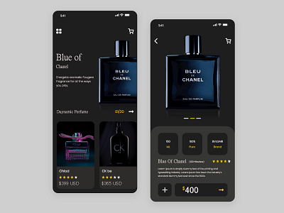 Best Perfume App for iOS & Android by Excellent WebWorld on Dribbble