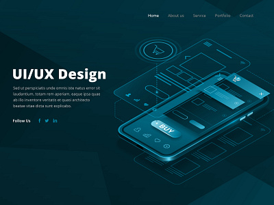 UI/UX Design Landing Page