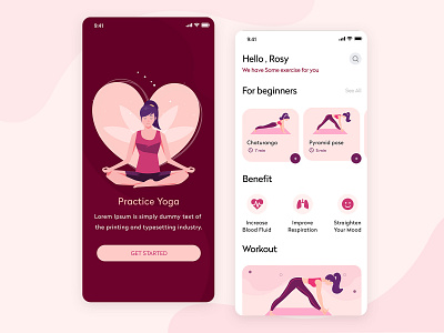 Best Daily 🧘Yoga App for Android clean colour daily yoga dailyui health international yogaday meditation mobile ui uiux ux wellness yoga yoga app yoga day yoga everywhere yoga girl yoga inspiration yoga life yoga pose