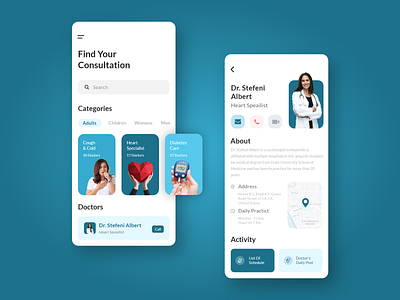 Online Doctor Consultation App app design app developers app development doctor app doctor appointment doctor on demand healthcare healthcare app medical app medical app developers mobile app mobile ui schedule appointment ui ui ux ux