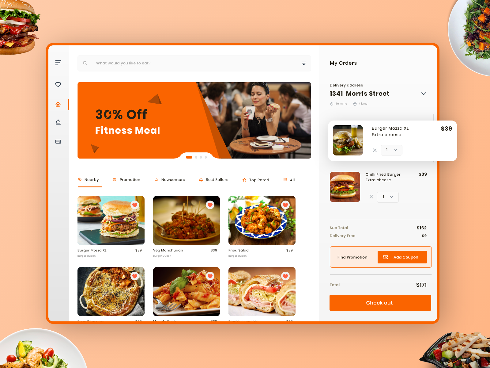 🍲Food Delivery Website Dashboard by Excellent Webworld on Dribbble