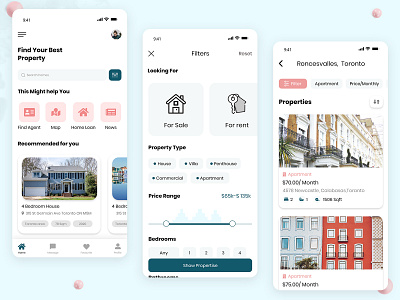 Top Real Estate App UI Design