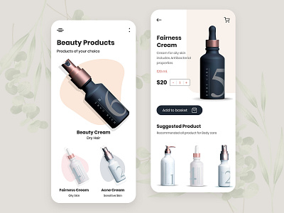 Top UI/UX Design for Beauty Mobile App