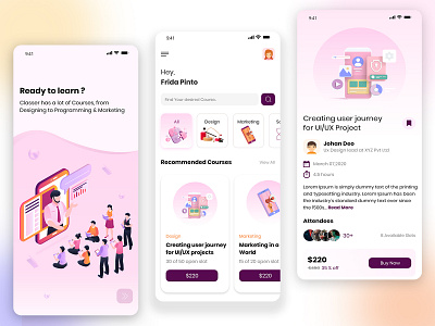 Best Online Learning App UI/UX Designs in 2020