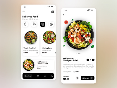 Best Food Delivery App UI Design