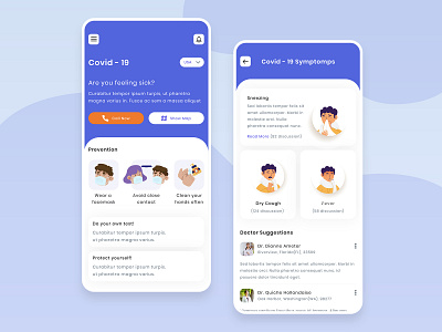 Top UI Design for COVID 19