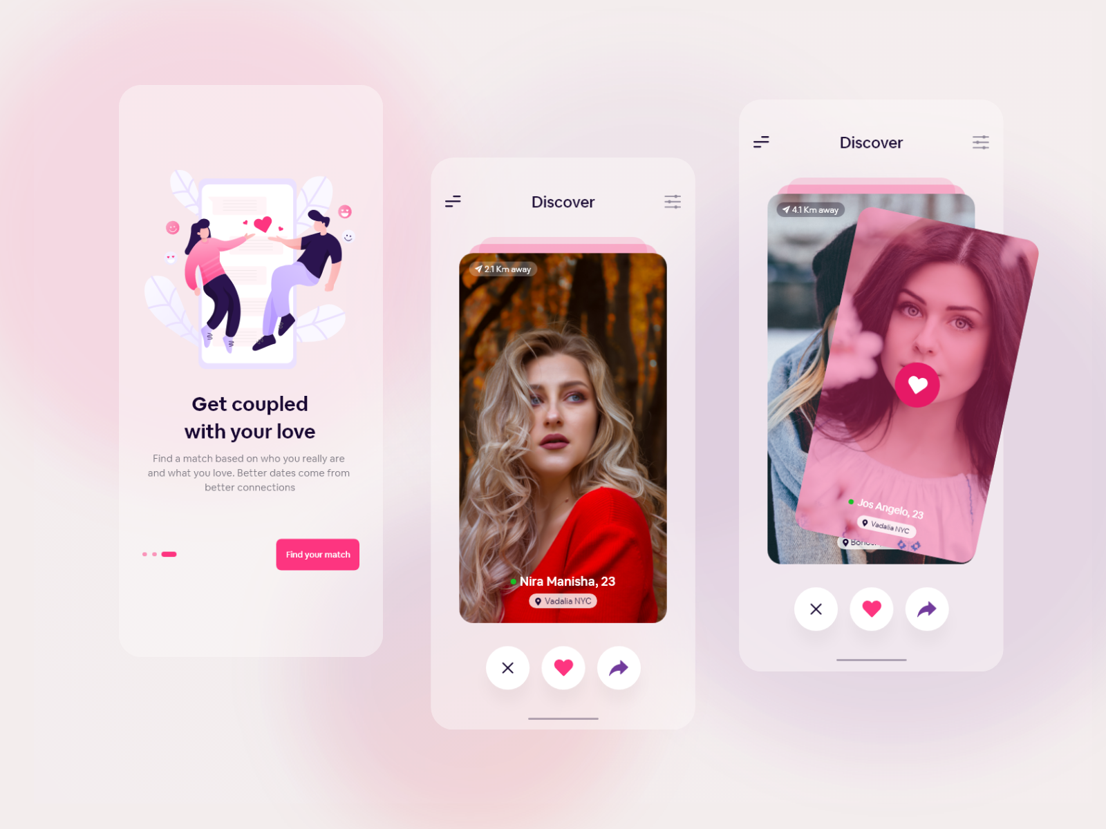 Best Couple App Ui Design By Excellent Webworld On Dribbble